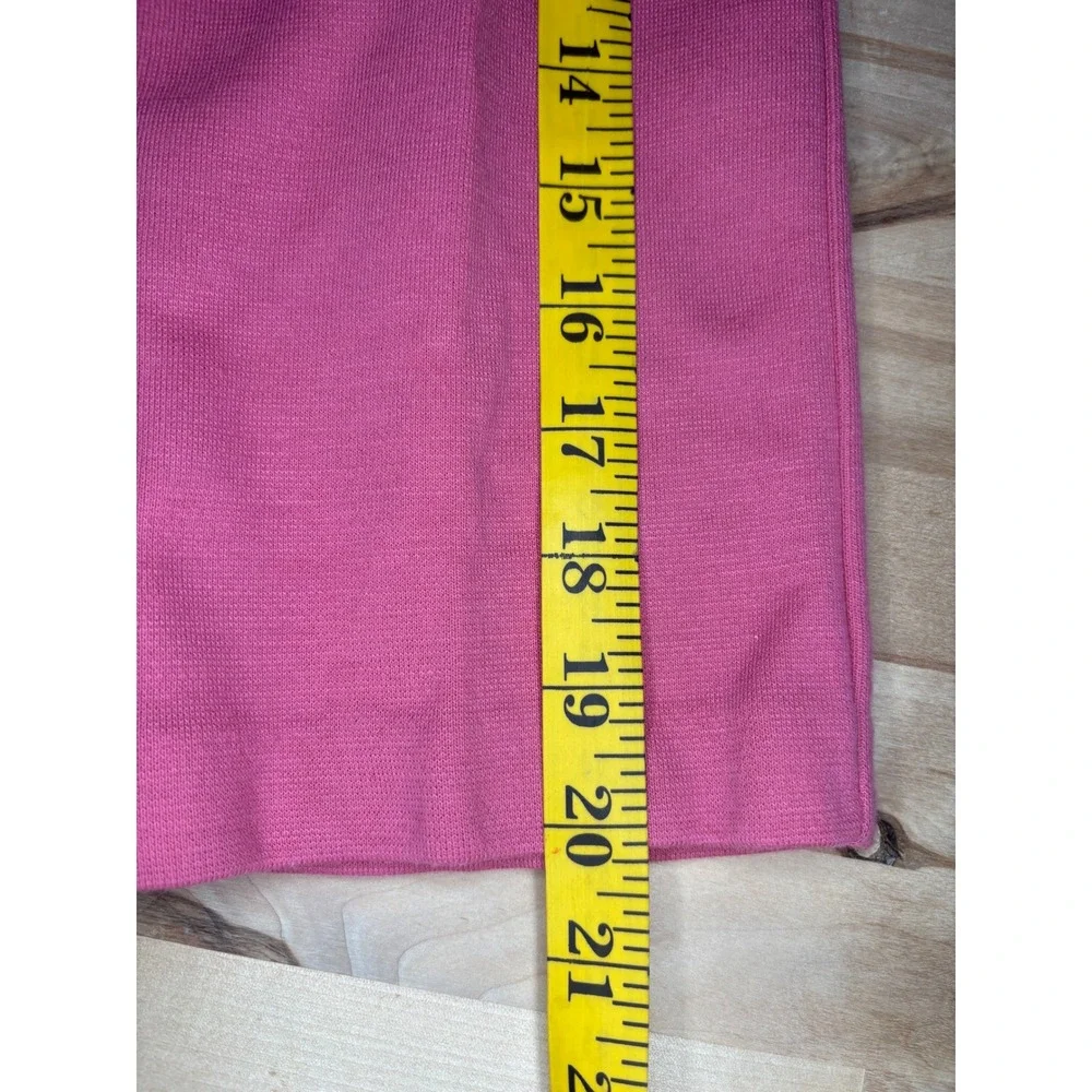 Vintage Aileen Toddler Pink Heart Fair Isle Knit Sweater & Wide Leg Pants Set 4T